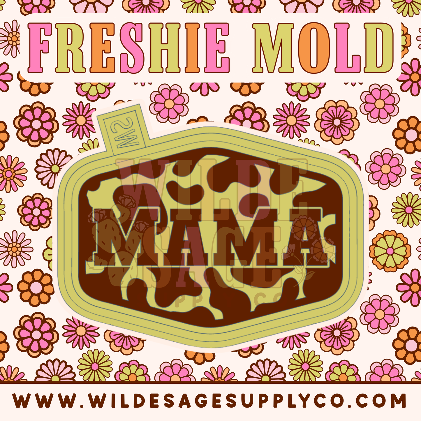 Mama Camo Patch Mold