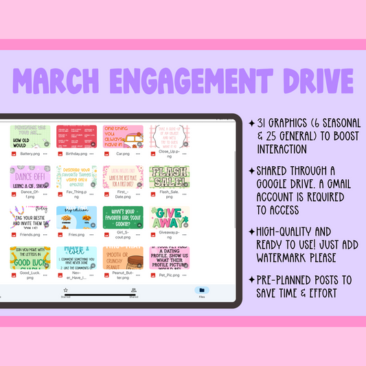 March Engagement Drive