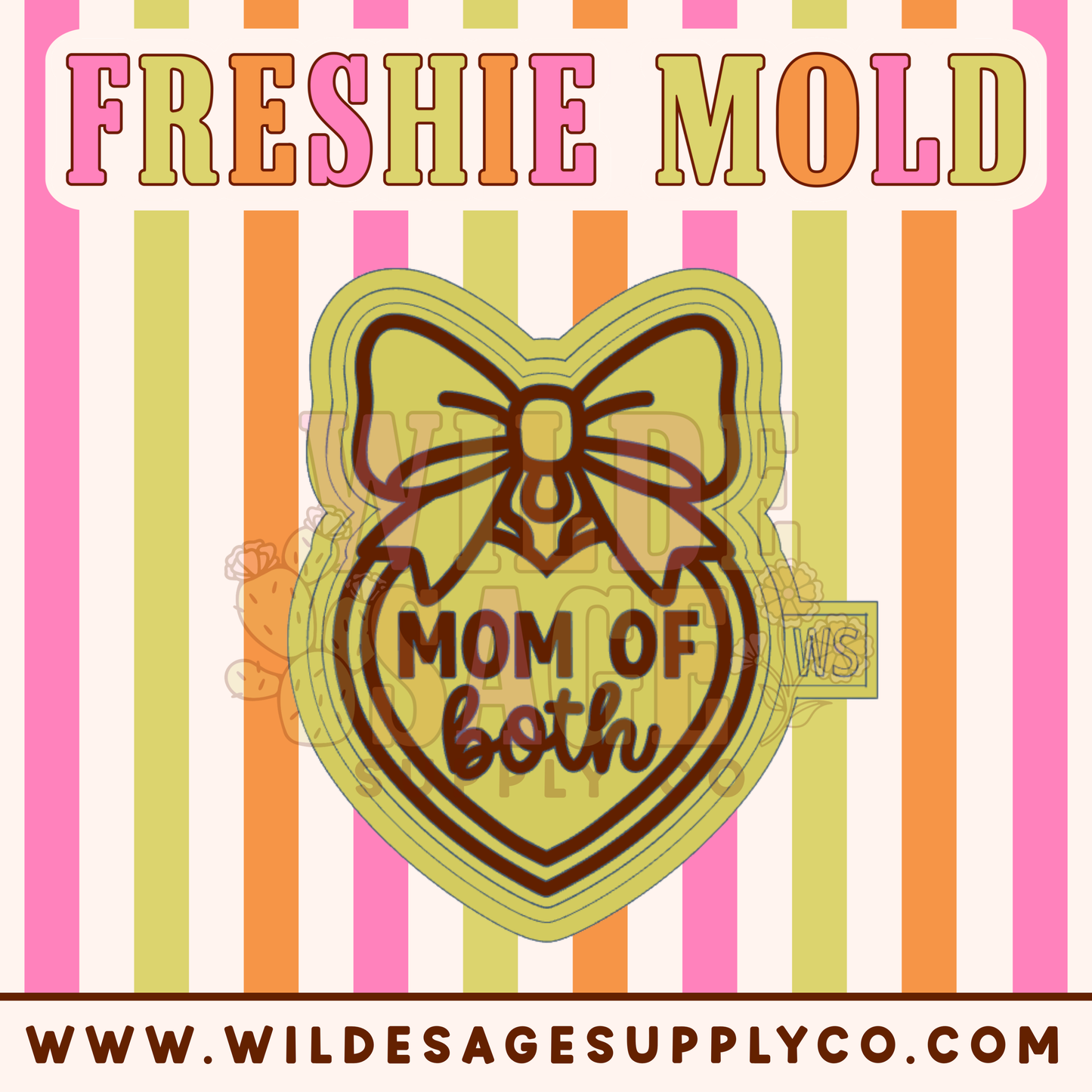 Mom of Both Locket Mold