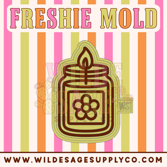 Flower Candle Mold