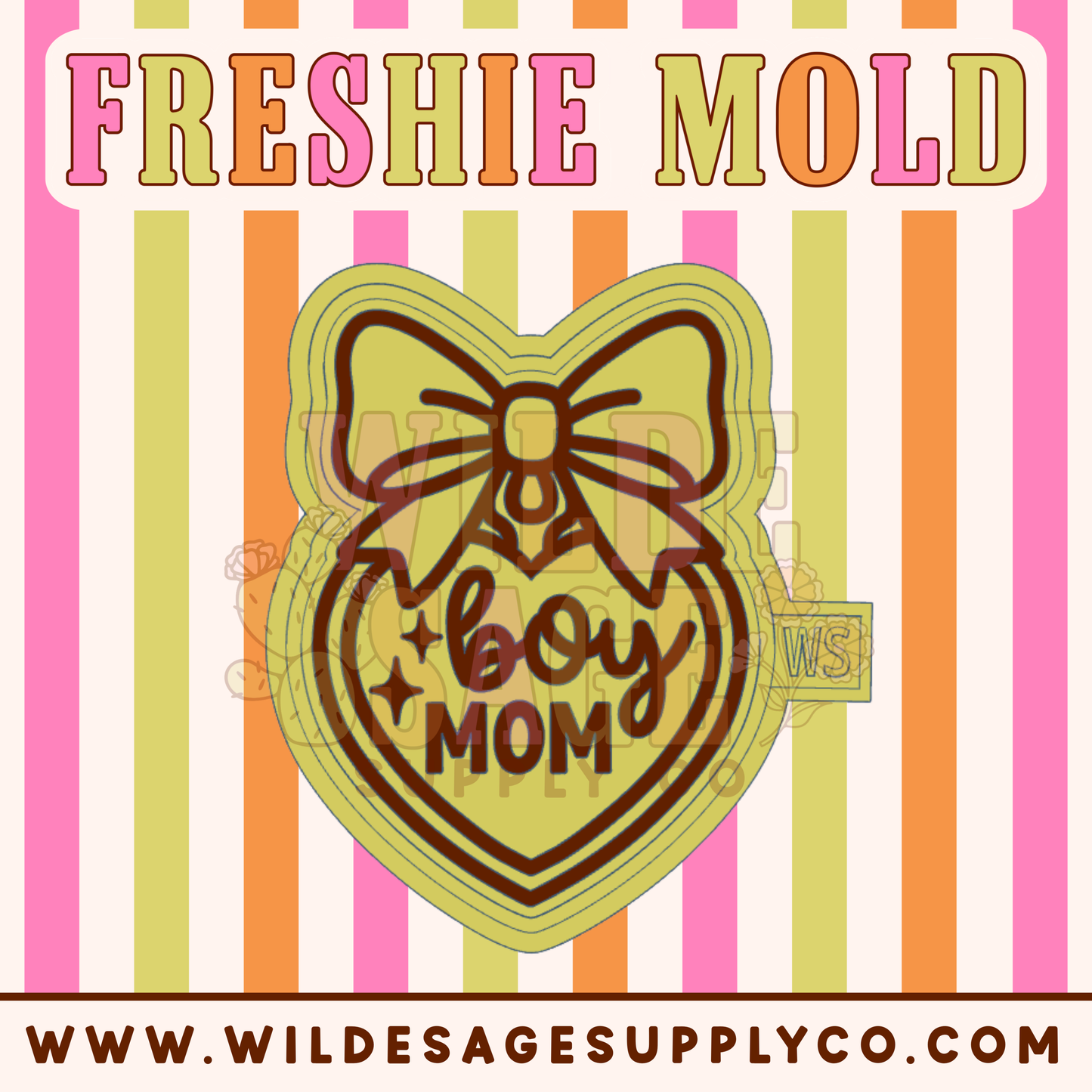 Boy Mom Locket Mold