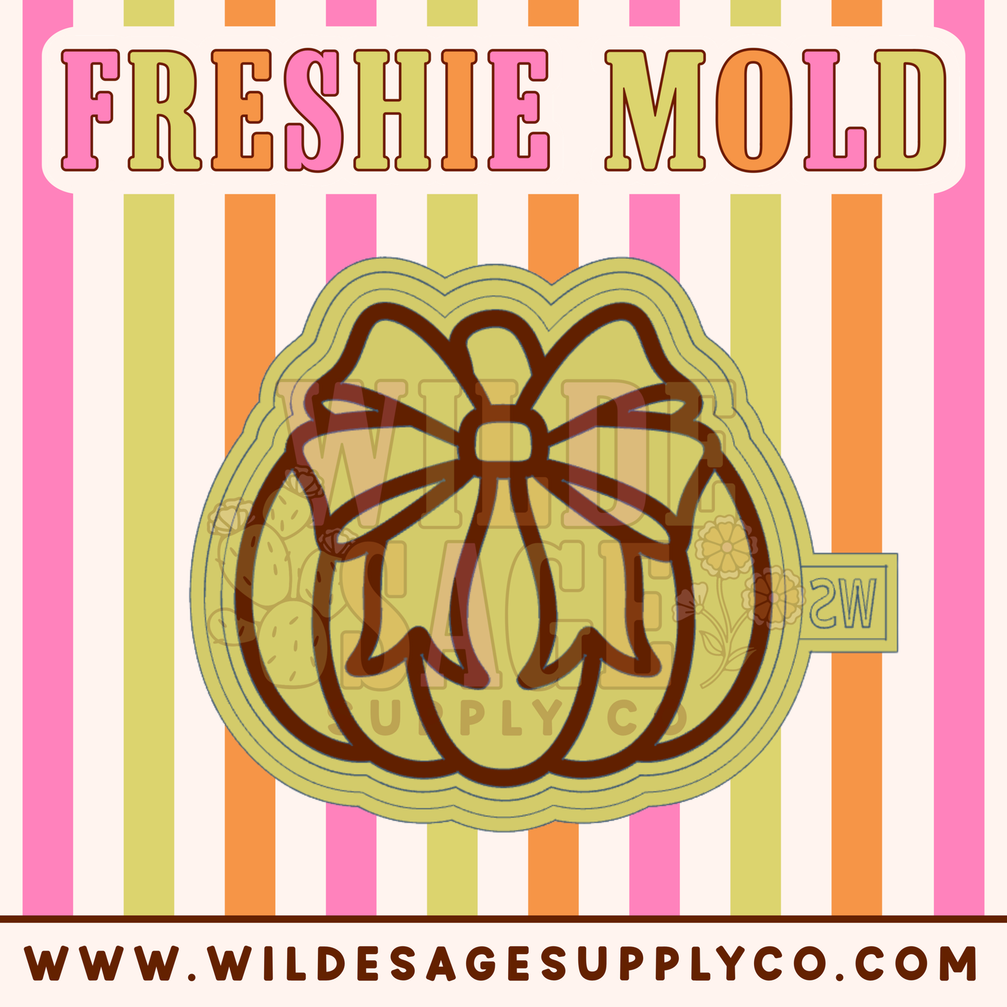 Pumpkin Bow Mold