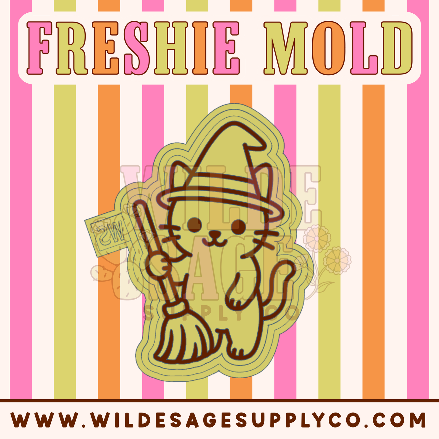 Cat Witch Mold