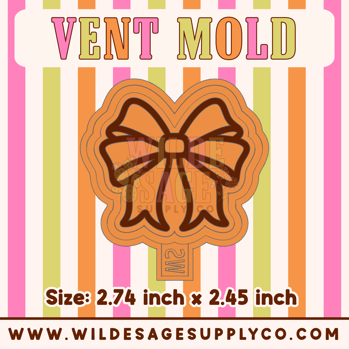 Coquette Bow Vent Mold