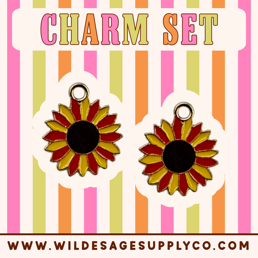 Sunflower - Charm Set