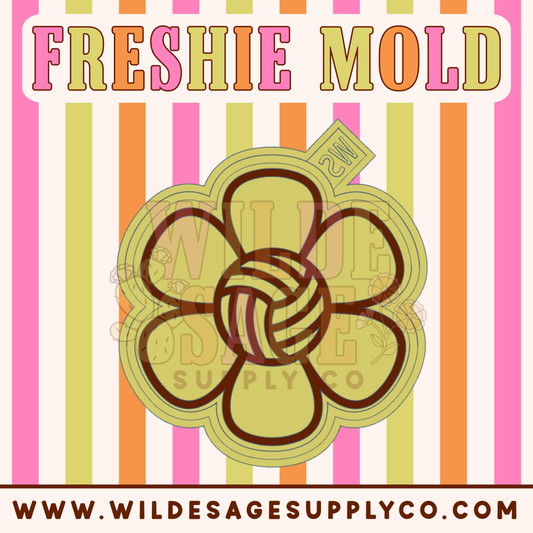 Volleyball Flower Mold